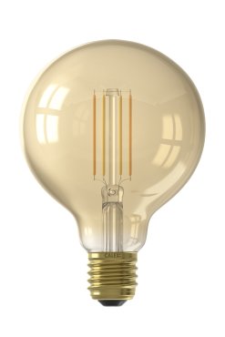Calex Smart LED-Lampe - Ø 9,5 x 14 cm - E27 - 7W - Dimmfunktion via App - 1800 bis 3000K - White Ambiance
