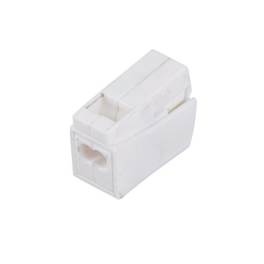 Elmark-Stecker - für Kabel bis 2,5 mm - weiß