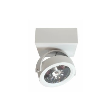 Artdelight Dutchess LED - Aufbaustrahler 1L - 12,8 x 12,8 x 18 cm - 13W dimmbare LED inkl. - weiß