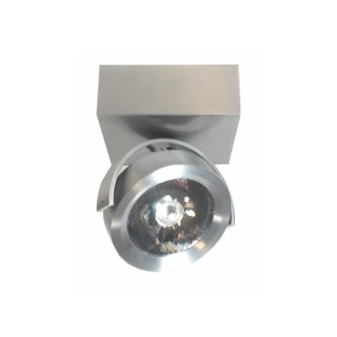 Artdelight Dutchess LED - Aufbaustrahler 1L - 12,8 x 12,8 x 18 cm - 13W dimmbare LED inkl - Aluminium