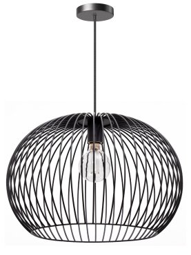 ETH Wire 2.0 - hängeleuchte - Ø 50 x 35 cm - schwarz