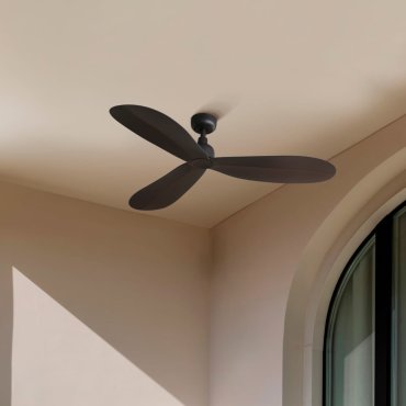 Faro Palma M – Deckenventilator – Ø 129 cm – IP44 – dunkel braun