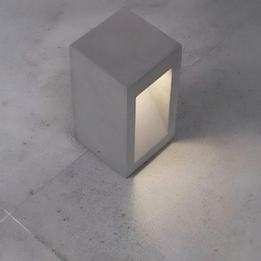 Nova Luce Barco - Gartenpfosten - 12 x 25 x 12 cm - 6W LED inkl. - IP65 - grau
