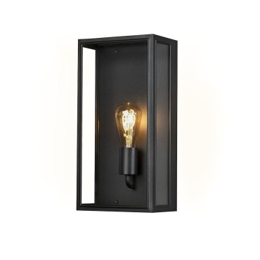 Konstsmide Carpi Large - außenwandleuchte - 20,5 x 12,5 x 40 cm - IP44 - schwarz