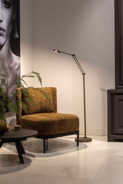 Artdelight Palermo - Stehleuchte - Ø 26 x 170 cm - 10W dimmbar bis warm LED inkl. - antike Bronze