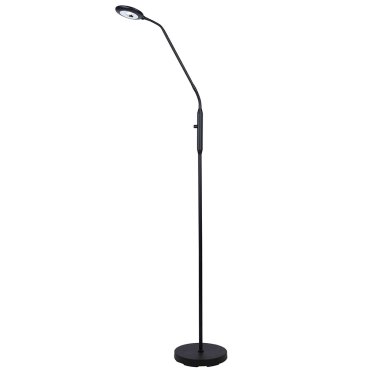Artdelight UFO - Stehleuchte - 140 cm - 7W dimmbare LED inkl - schwarz