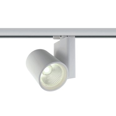 ONE Light COB Track Spot - Stromschienenstrahler mit COB LED - 3-Phasen-Schienensystem - Ø 10 x 14 cm - 42W LED inkl. - weiß - weiße Lichtfarbe