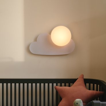 Nordlux Skyku Cloud - Wandleuchte - Ø 16 x 23,8 x 37 cm - weiß