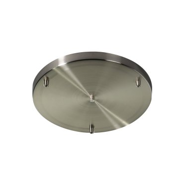 ETH - Deckenplatte für 3 Lichtpunkte - Ø 35 x 2 cm - Stahl