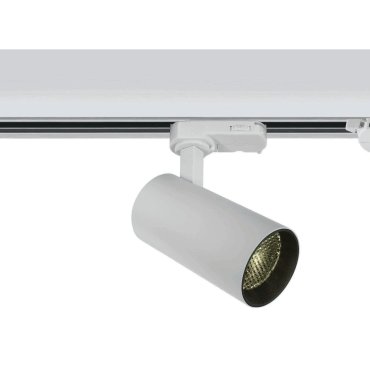 ONE Light COB Compact Cylinder - Stromschienenstrahler - 3-Phasen-Schienensystem - Ø 5,5 x 11 cm - 12W LED inkl. - weiß