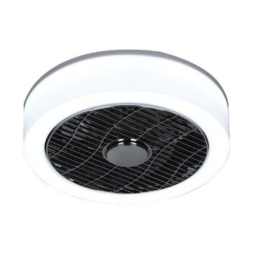 ETH - Der Ventilator Nr. 5 - Deckenventilator mit Fernbedienung - ⌀ 40 x 18 cm - 24W dimmbare LED inkl. - Opal