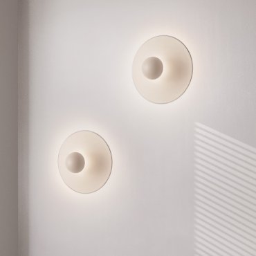 Nova Luce Edem - wandleuchte - Ø 25 x 11 cm - 9W LED inkl. - beige