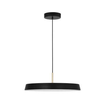 Nova Luce Vetro - Hängeleuchte - Ø 50 x 130 cm - 37W LED inkl. - mattschwarz