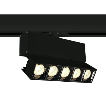 ONE Light Mirror Square - Stromschienenstrahler - 3-Phasen-Schienensystem - 19,3 x 5,4 x 5,4 cm - 20W LED inkl. - schwarz