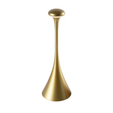 VK Lighting Trumpet – wiederaufladbare Tischleuchte – Ø 9,9 x 29,2 cm – 2,2W dimmbare LED inkl. – IP54 – gold