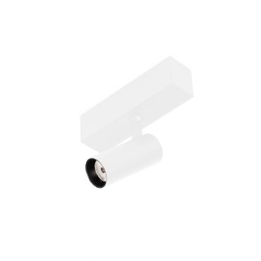 Faro Neso Hole - Strahler für Magnetschiene - Ø 3,5 x 10 x 16,3 cm - 5W LED warmweiß (3000K) inkl - 20° Abstrahlwinkel - weiß