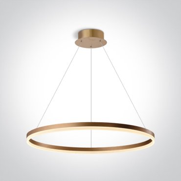 ONE Light Rings - Hängeleuchte - Ø 80 x 150 cm - 60W LED inkl. - Messing