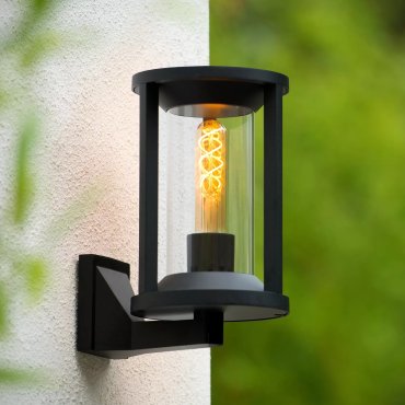 Lucide Cadix - Außenwandleuchte - 16 x 21,5 x27,6 cm - IP65 - schwarz