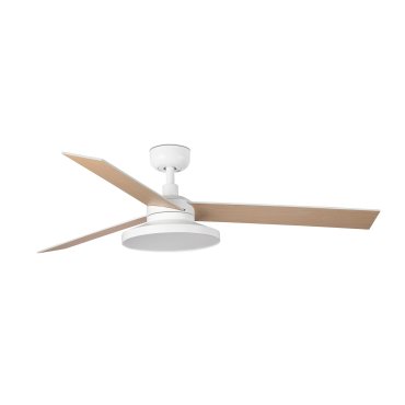 Faro Rudder Tak 3 L - deckenventilator mit licht - Ø 132 cm - matt weiß - 2700K