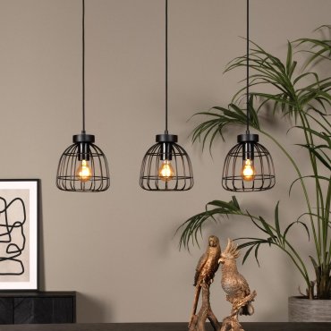 Lucide Filox - Hängeleuchte - 80 x 20 x 181,5 cm - schwarz