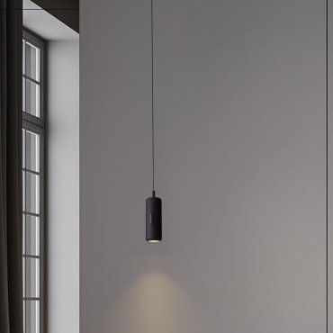 Nova Luce Holm - Hängelampe - Ø 13 x 300 cm - 12W dimmbar LED inkl. - schwarz