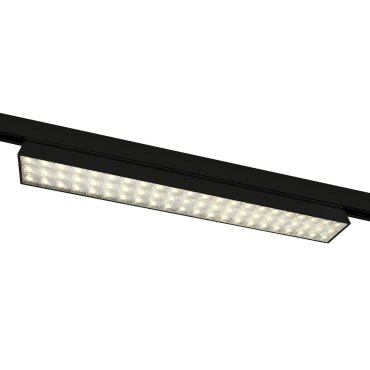 ONE Light High Power Linear - Stromschienenleuchte - 3-Phasen-Schienensystem - 115 x 4 x 6,4 cm - 60W LED inkl. - schwarz - Lichtfarbe warmweiß