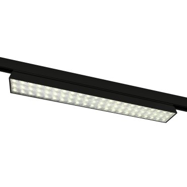 ONE Light High Power Linear - Stromschienenleuchte - 115 x 4 x 6,4 cm - 60W LED inkl - schwarz - weiße Lichtfarbe