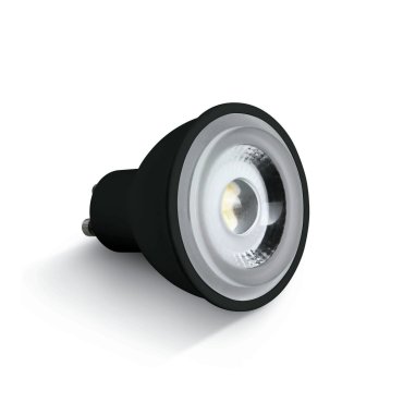 ONE Light 60° COB LED - Ø 5 x 5,5 cm - GU10 - 6W nicht dimmbar - 3000K - schwarz