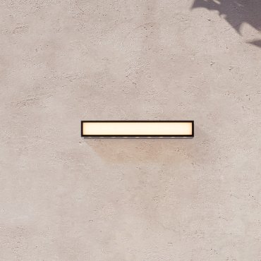 Nova Luce Inga - Außenwandleuchte - 45 x 6,5 x 7,3 cm - 31W LED inkl. - IP65 - dunkel anthrazit
