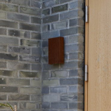 Nordlux Fold 15 - lichtleiste wandleuchte - 15 x 21 x 4,5 cm - 2 x 5W LED inkl. - IP54 - corten