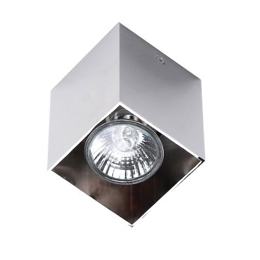 Maxlight Pet Square - Deckenleuchte - 7 x 7 x 9 cm - Chrom