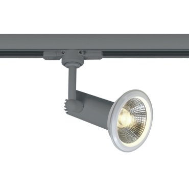 ONE Light E27 Track Spot - Schienenspot - 3-Phasen-Schienensystem - Ø 8 x 4,5 cm - grau