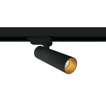 ONE Light COB Cylinder Range - Stromschienenstrahler - 3-Phasen-Schienensystem - Ø 4 x 13,5 cm - 8W dimmbare LED inkl. - schwarz