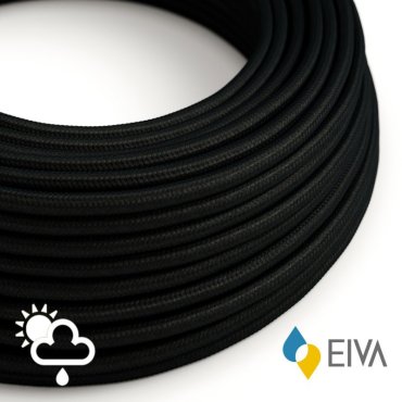 Creative Cables EIVA - Textilkabel - IP65 - pro 100 cm - schwarz