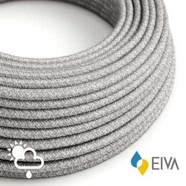 Creative Cables EIVA - Textilkabel - IP65 - pro 100 cm - grau