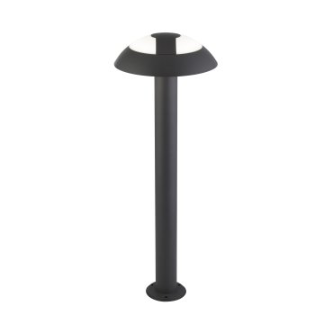Searchlight Mushroom - Gartenleuchte - Ø 17 x 73 cm - 15W LED inkl. - IP44 - dunkelgrau