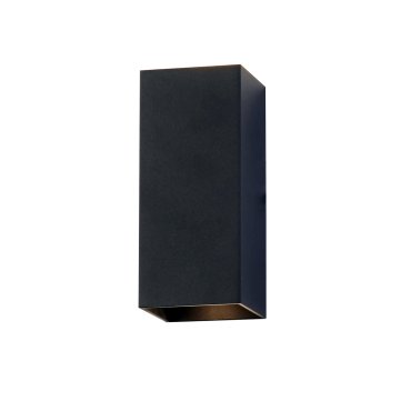 Searchlight Square - Wandleuchte - 6,7 x 6,7 x 15,5 cm - schwarz