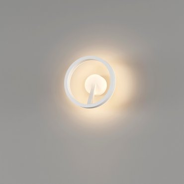 Artdelight Oregon - Wandleuchte - Ø 22 x 10 cm - 12W dimmbare led inkl - weiß