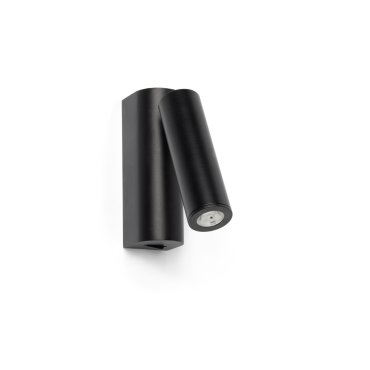 Faro Rob - Wandleuchte - 3,5 x 15,5 x 11 cm - 3W LED inkl. - schwarz