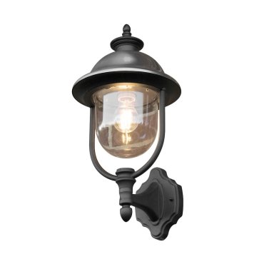 Konstsmide Parma Up – außenwandleuchte – 24 x 26 x 48 cm – IP44 – schwarz