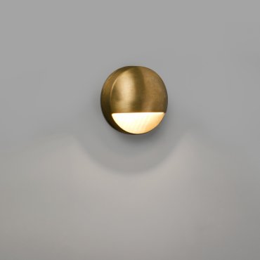 Faro Drak - Wandleuchte - Ø 9 x 4,5 cm - 6W LED inkl. - IP44 - Messing