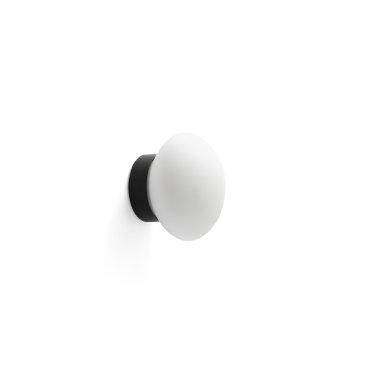 Faro Nubo 120 - Wandleuchte - Ø 12 x 9 cm - 7,8W dimmbare LED inkl - IP44 - mattschwarz und weiß