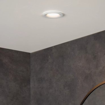 Lucide Ziva - Einbaustrahler - Ø 84 mm, Ø 75 mm Einbaugröße - IP44 - weiß