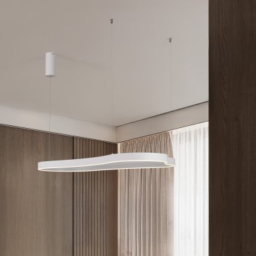 Nova Luce Dussa - Hängelampe - 66 x 150 x 120 cm - 61W dimmbar LED inkl. - sandweiß