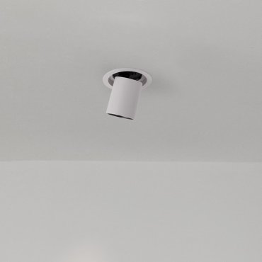 Nova Luce Naruto - Einbaustrahler - Ø 115 mm Einbaumaß - inkl. 20W LED - weiß mit schwarz - Lichtfarbe warmweiß