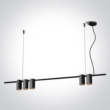 ONE Light Pendelleuchten - Hängeleuchte - 100 x 150 cm - schwarz
