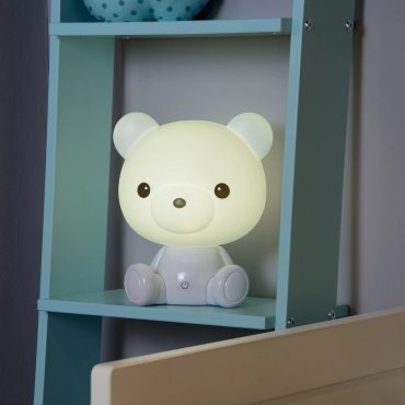Lucide Dodo Bear - Kinderlampe - 25 cm - 3W dimmbare LED inkl. - weiß