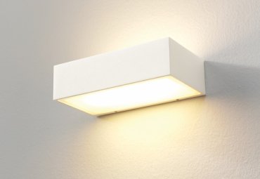 Artdelight Eindhoven150 - Wandleuchte - 18,2 x 10 x 5 cm - 2 x 8W dimmbare LED inkl - IP54 - weiß