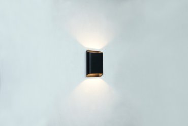 Artdelight Diaz Small - Wandleuchte - 4 x 10 x 15 cm - 2 x 3W LED inkl. - IP54 - schwarz