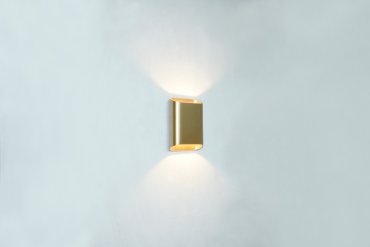 Artdelight Diaz Small - Wandleuchte - 4 x 10 x 15 cm - 2 x 3W LED inkl. - IP54 - warm gold
